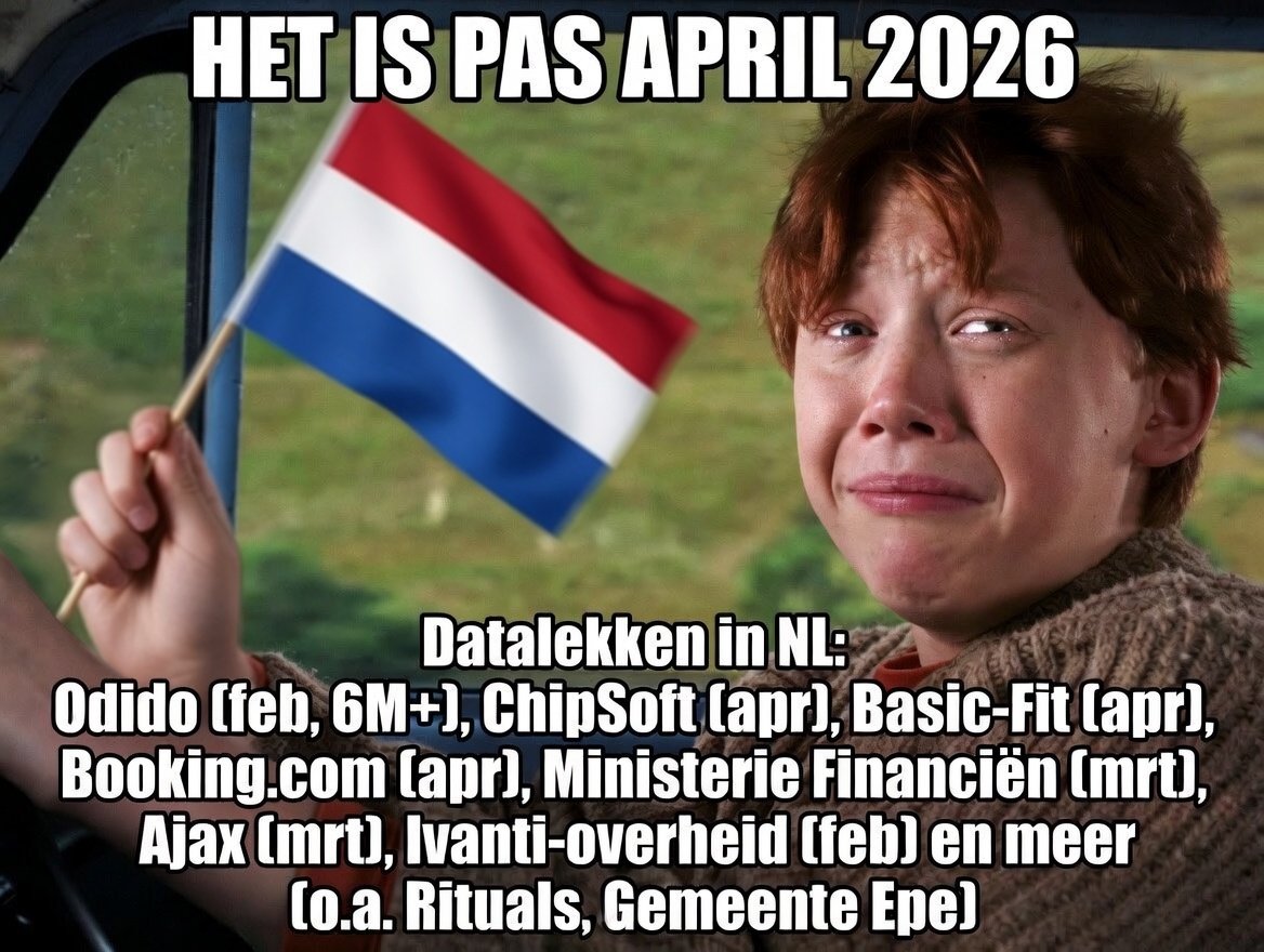 Het is pas april 2026